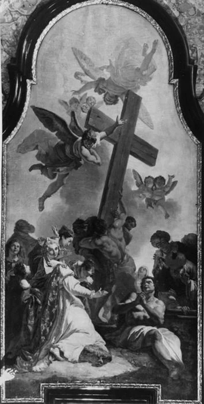 Sant'Elena adora la croce - Vienna, chiesa